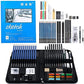 H & B 48 pcs Drawing Pencils Kit，Sketch pencils Set