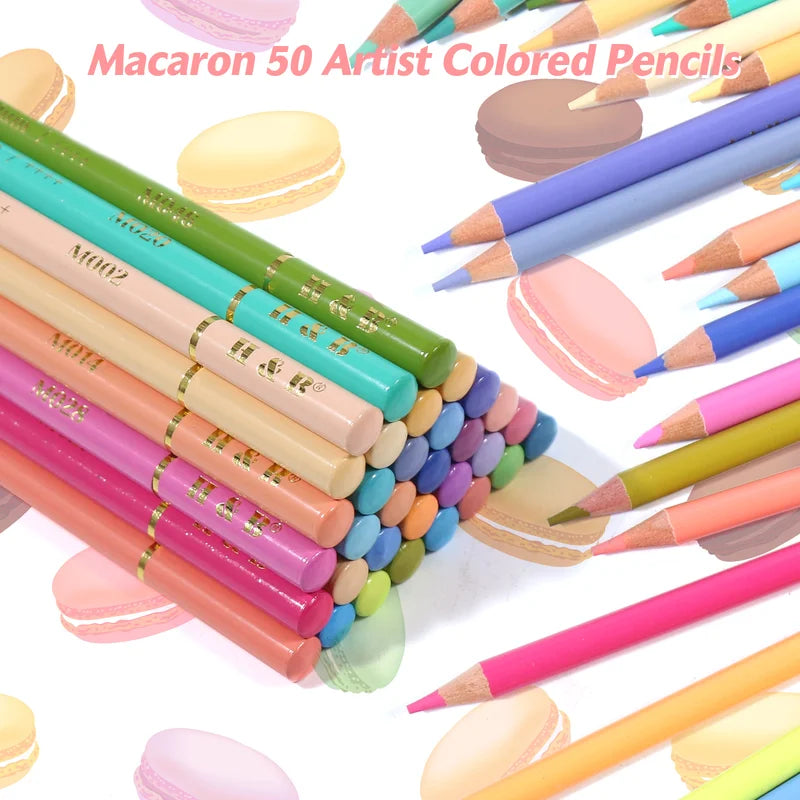 Set De 50 Lápices Pastel Macaron – STOKEADO