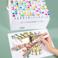 H&B 168 Color Dual Tip Marker Pen Set Alcohol Markers